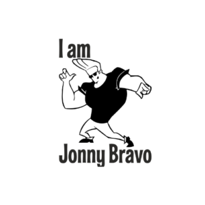 Sticker-Johnny Bravo