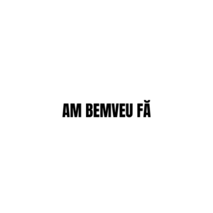 Sticker-Am bemveu fă