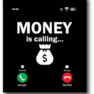 Sticker Money calling