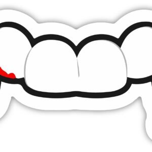 Sticker-Vampire Fangs