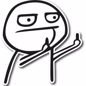 Sticker Middle Finger