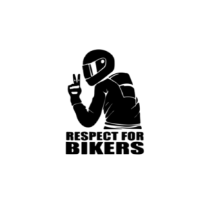 Sticker Respect for bikers