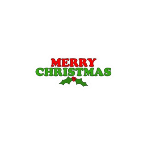 sticker merry christmas