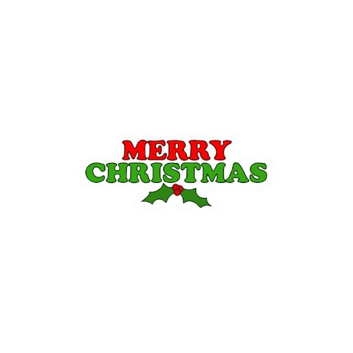 sticker merry christmas
