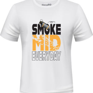 Tricou ”Smoke mid everyday” | AlexaRO Merch