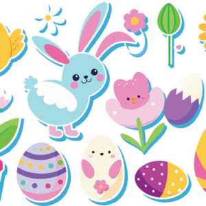 Colaj "Stickere de Paște 2" | STICKERE PAȘTE