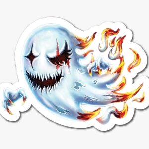 Sticker "Flaming Ghost" | NAVASHY MERCH