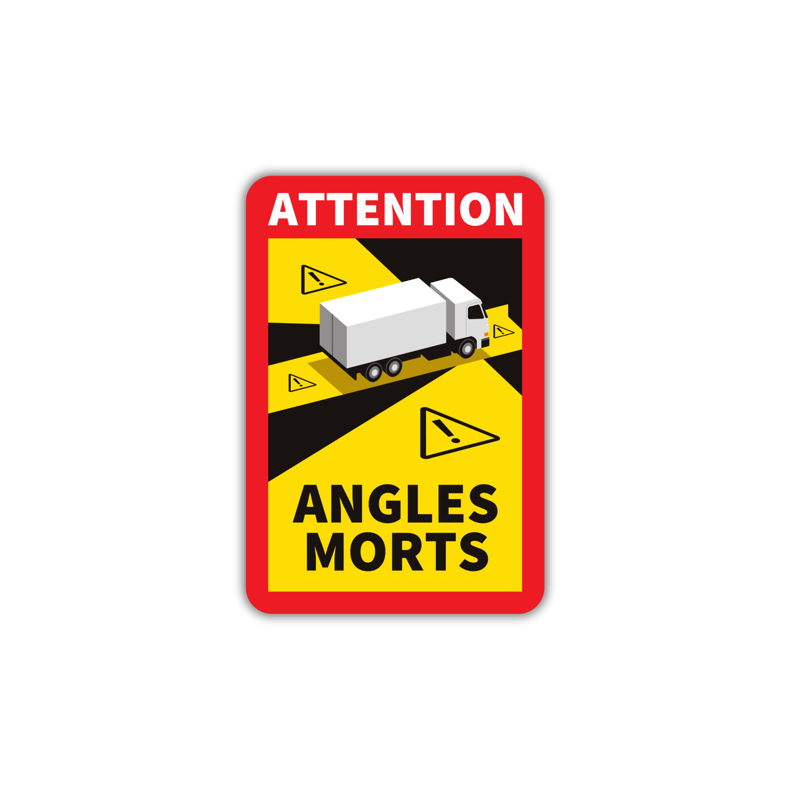 Sticker Angles Morts de avertizare