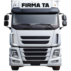 sticker parasolar camion personalizat
