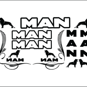 set stickere MAN