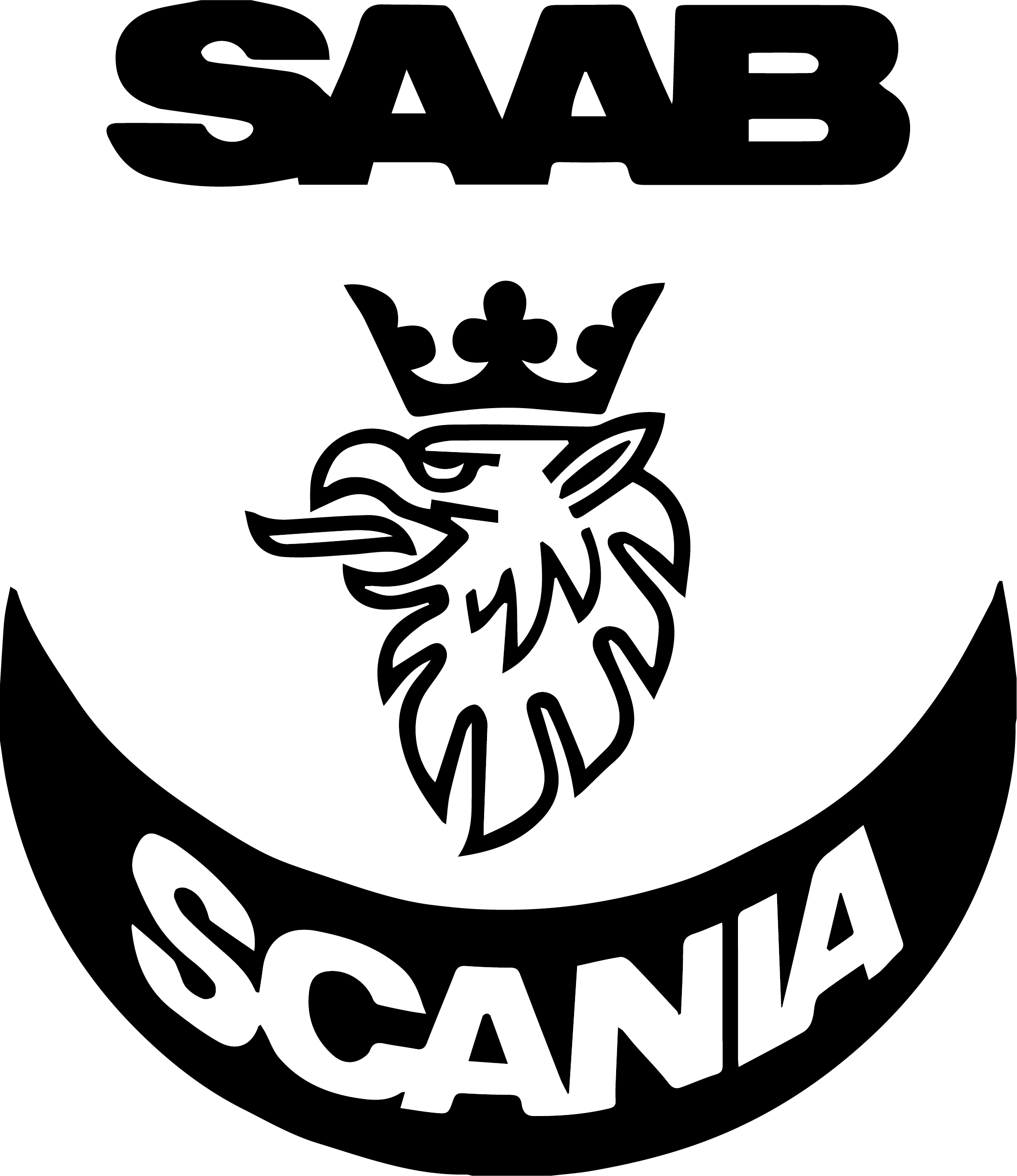 sticker Saab Scania