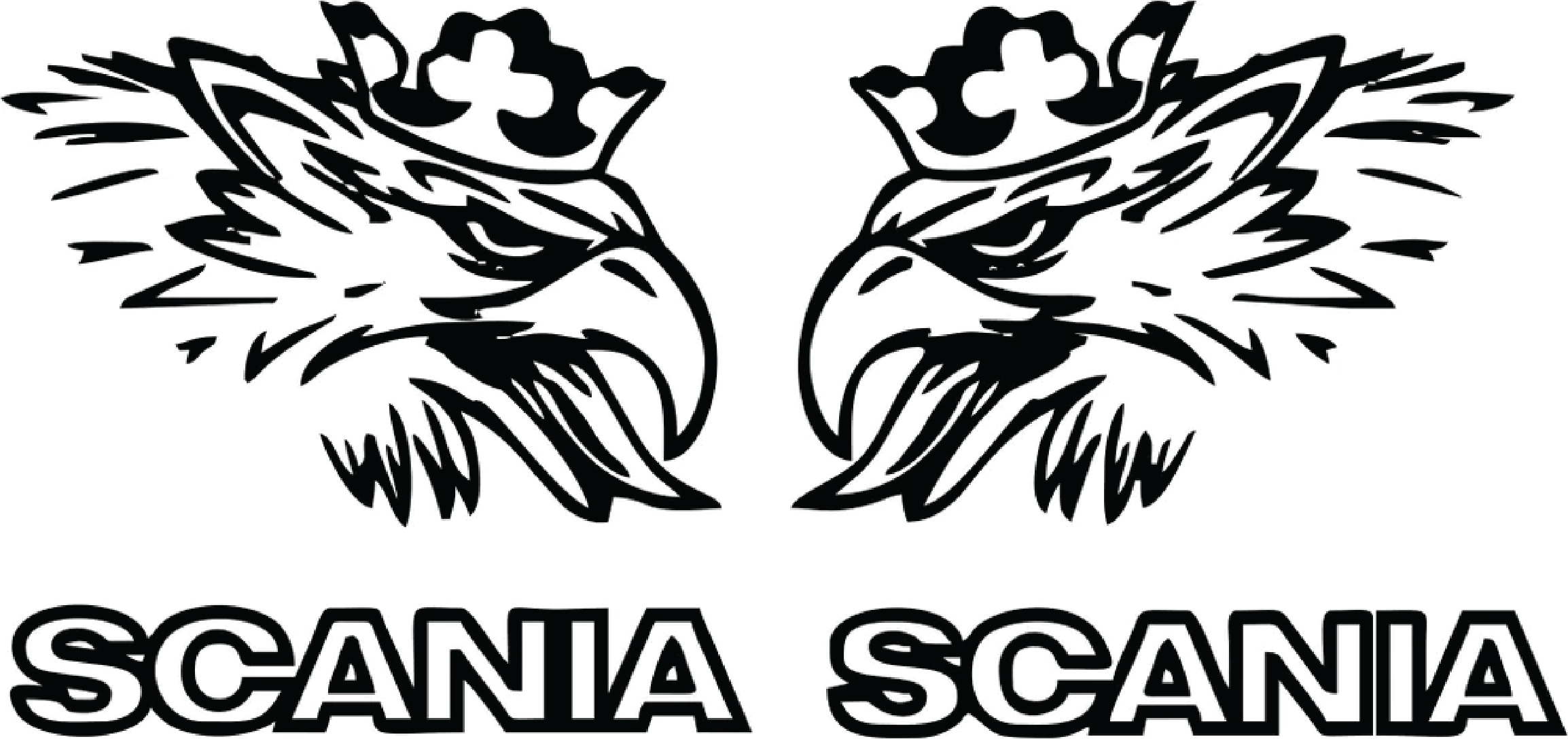 sticker set Scania
